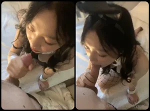 Thỏ con dâm dục thích mút cò to