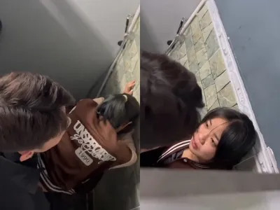 Phát hiện đôi buồi sâu vụng trộm địt nhau trong toilet cf