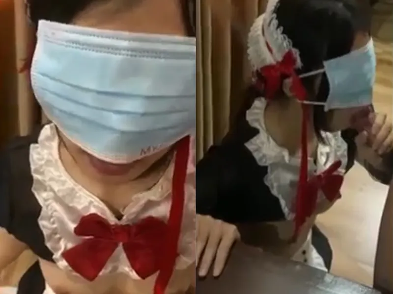 Gấu việt dâm cosplay nô lệ tình dục mút bú con chuối điêu luyện